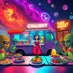 The Cosmic Café Conundrum - Text-based game