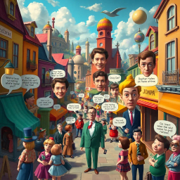 Identity Crisis: Whose Face Is It Anyway? - Text-based game