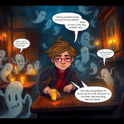 Hello, Whose Ghost Is It Anyway? - Text-based game