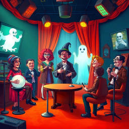 Whose Ghost Is It Anyway? - Text-based game