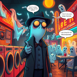 Whose Ghost Is It Anyway? - Text-based game