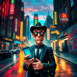 Whose Face Is It Anyway? - Text-based game