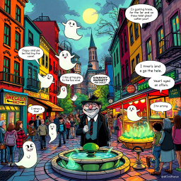 Hello, Whose Ghost Is It Anyway? - Text-based game