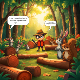 Whose Logs Are These, Anyway? - Text-based game