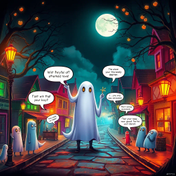 Whose Ghost Is It Anyway? - Text-based game