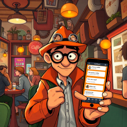 Whose Phone Is This, Anyway? - Text-based game