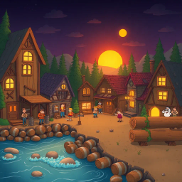 Logjam Chronicles: Whose Logs Are These, Anyway? - Text-based game