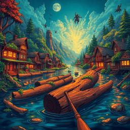 Logjam Chronicles: Whose Logs Are These, Anyway? - Text-based game