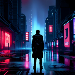 Neon Noir: A Detective's Deception - Text-based game