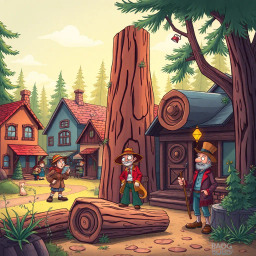 Whose Logs Are These, Anyway? - Text-based game