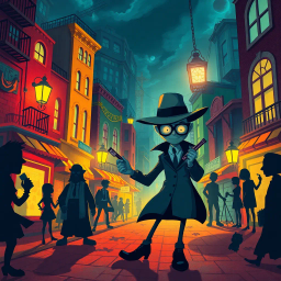 Whose Shadow Is It Anyway? - Text-based game