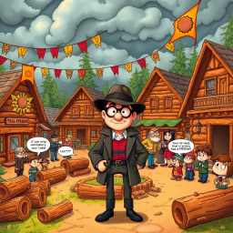 Whose Logs Are These, Anyway? - Text-based game