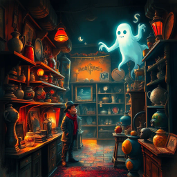 Whose Ghost Is It Anyway? - Text-based game