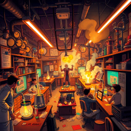 Whose Lab Is It Anyway? - Text-based game