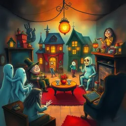 Whose Ghost Is It Anyway? - Text-based game