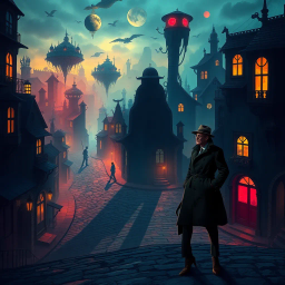 Whose Shadow is it Anyway? - Text-based game