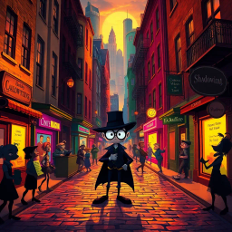 Whose Shadow Is It Anyway? - Text-based game