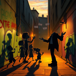 Whose Shadow Is It Anyway? - Text-based game