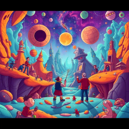 Spectrum Wars: Whose Dimension Is It Anyway? - Text-based game