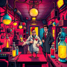 Whose Lab Is It Anyway? - Text-based game