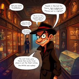 Relic Ruckus: Whose Is It Anyway? - Text-based game