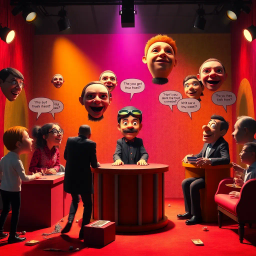 Whose Face Is It Anyway? - Text-based game