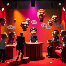 Whose Face Is It Anyway? - Text-based game