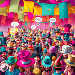 Whose Hat Is It Anyway? - Text-based game
