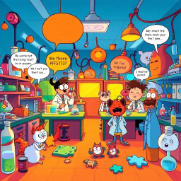 Lab Ruckus: Whose Lab Is It Anyway? - Text-based game