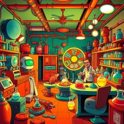 Lab Ruckus: Whose Lab Is It Anyway? - Text-based game