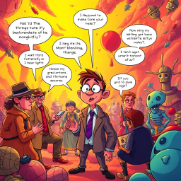 Whose Plotline Is It Anyway? - Text-based game