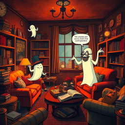 Hello, Whose Ghost Is It Anyway? - Text-based game