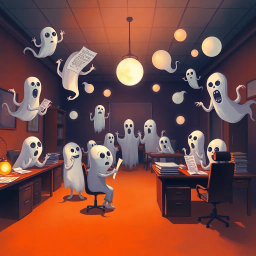 Whose Ghost Is It Anyway? - Text-based game