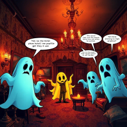 Whose Haunt Is This? - Text-based game