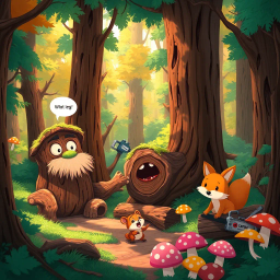Log Heroes: Tales of the Timber - Text-based game