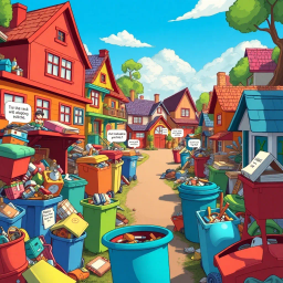 Whose Bin Is It Anyway? - Text-based game