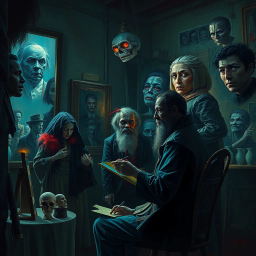 Whose Face Is It Anyway? - Text-based game