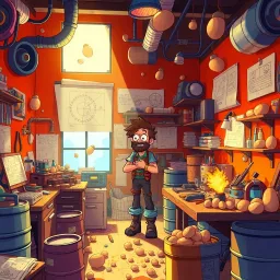 Potato Cannon Creation text games