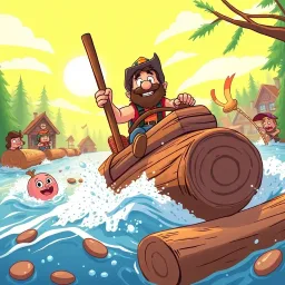 Log Jam: Whose Logs Are These Anyway? - Text-based game