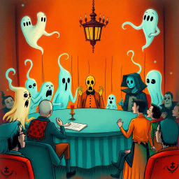 Hello, Whose Ghost Is It Anyway? - Text-based game