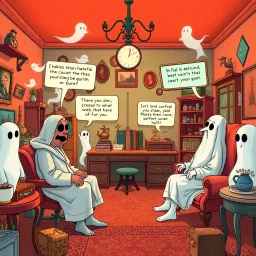 Whose Ghost Is It Anyway? - Text-based game