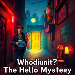 Whodunit? The Hello Mystery - Text-based game