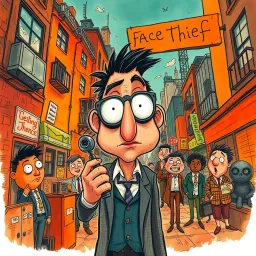 Whose Face Is It Anyway? - Text-based game