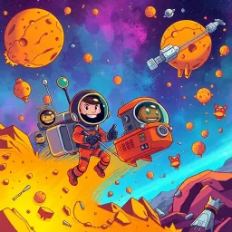 Space Junk Cleanup Crew - Text-based game