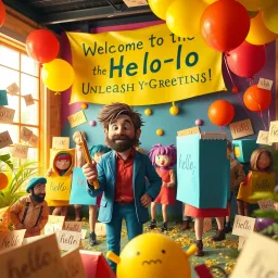 Whose Hellos Are These, Anyway? - Text-based game