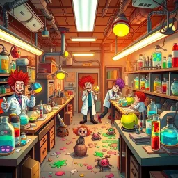 Whose Lab Is It Anyway? - Text-based game