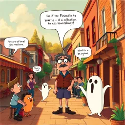 Whose Ghost Is It Anyway? - Text-based game