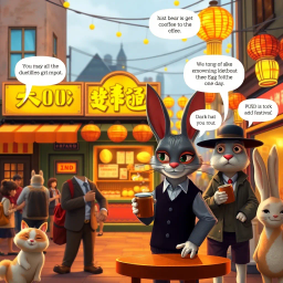 Murder Most Fowl - Text-based game