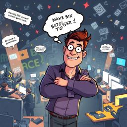 Blog Brawler: The Automation Showdown - Text-based game