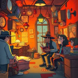 Mystery Reunion: The Lost Items - Text-based game